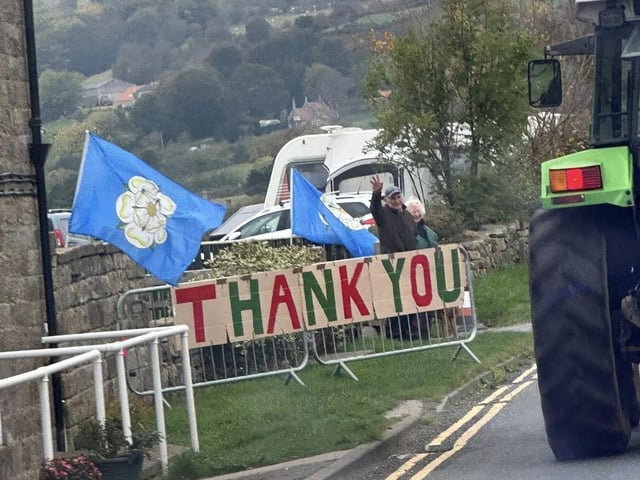 A sign of gratitude for the Farmy Army.