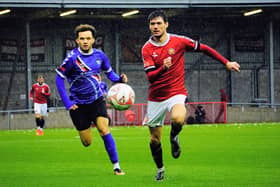 Whitby fought back to level only for United to score two late goals. Pic: Owen Cox