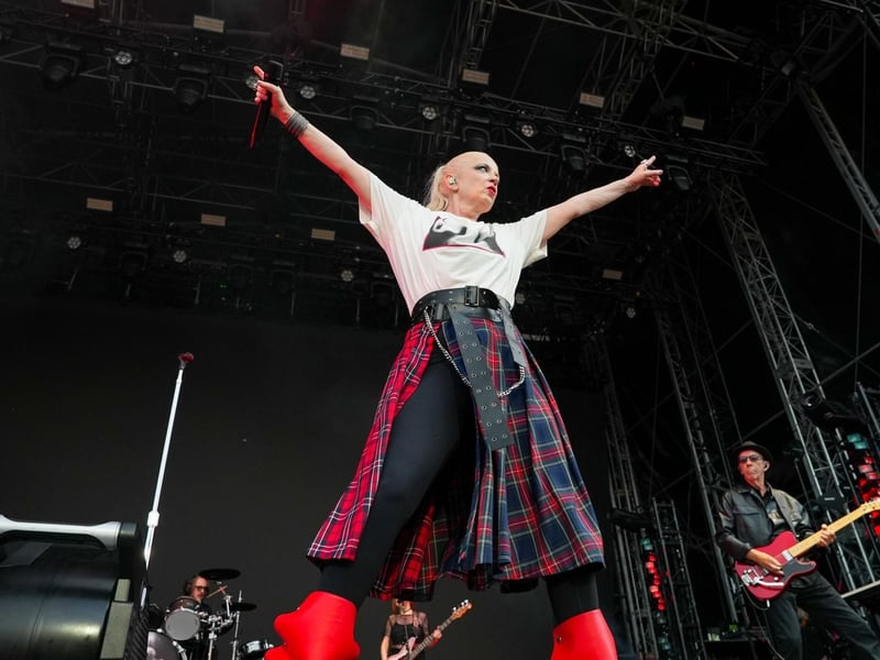 Lead singer Shirley Manson was captivating and got the crowd up on their feet.