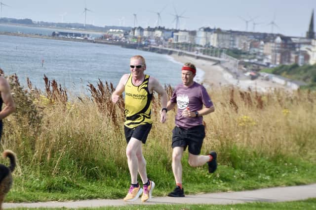 A Bridlington Road Runner runs along the Sewerby clifftops. PHOTOS BY TCF PHOTOGRAPHY