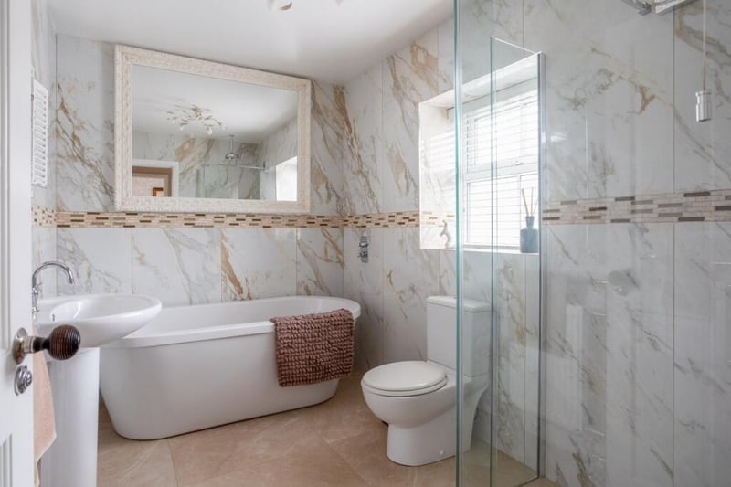 One of four in total stylish bathrooms in the property.