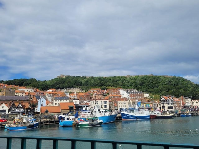 Looing back towards Scarborough.