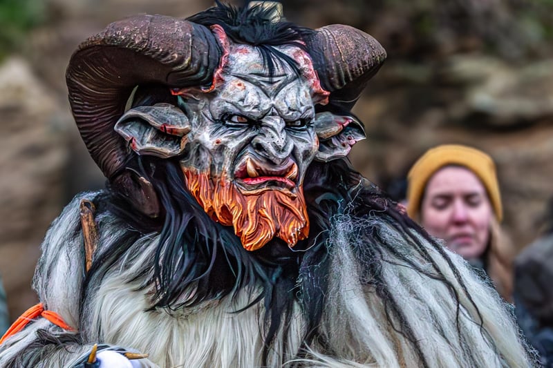 One of the Krampus characters.