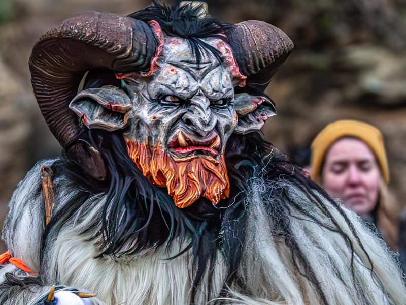 One of the Krampus characters.
