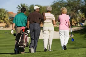 A four hour round of golf has the same benefit as a 45 minute fitness class. Photo: AdobeStock