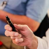 Participant of a community stop smoking service successfully using a vape as part of their quit attempt