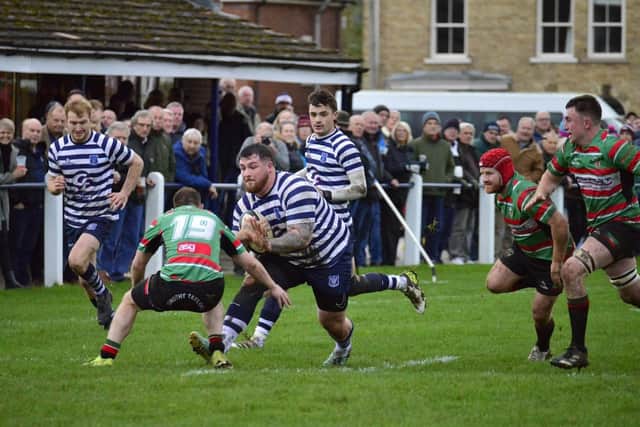 Matty Downes in action for Pocklington earlier this season. Photo by Andy Nelson