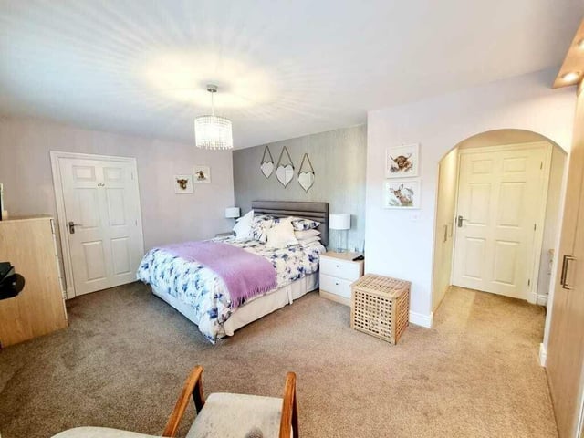 One of four double bedrooms, two of which have en suite facilities.