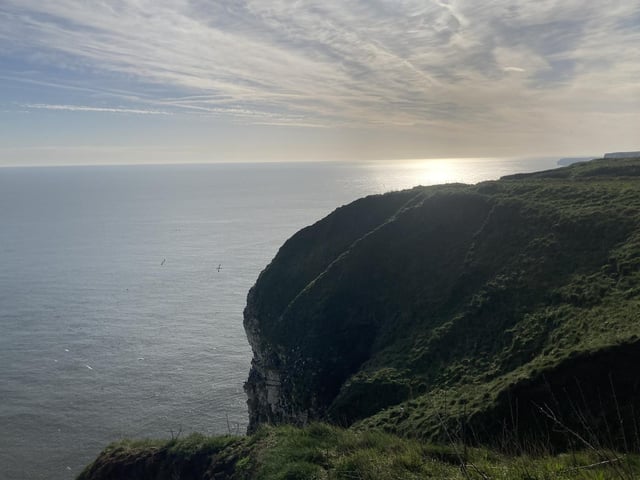 As well as being a hotspot for migrating birds, the cliffs are known for their stunning scenery.