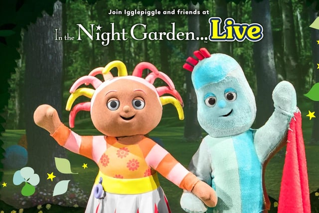 In The Night Garden
Wednesday July 5, 1pm and 4pm; Thursday July 6, 10am and 1pm.