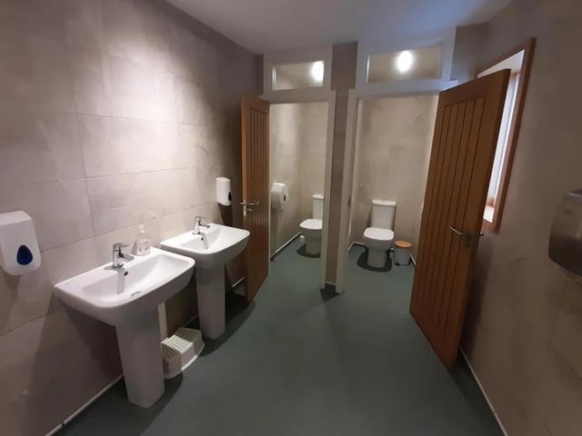 The dining area has a large newly fitted modern ladies and gents WC’s.