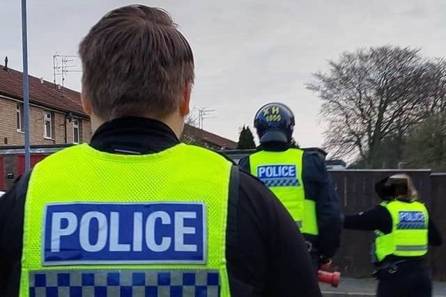 The police action was taken as part of a county lines intensification week.