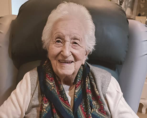 Barbara Masters, who is about to turn 103.