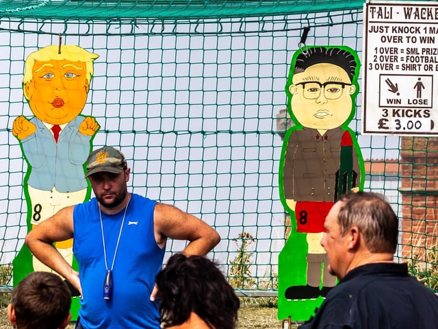 One of the games on the West Cliff.