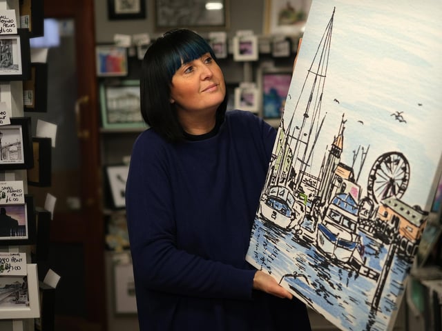 Julie Henderson sells amazing pictures of Scarborough in her shop Bijou Collections, located on the Mezzanine.