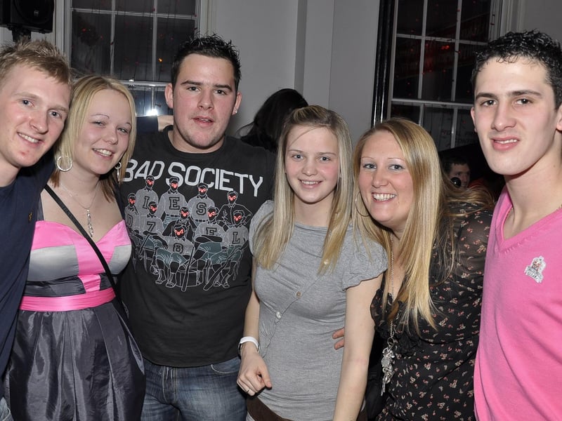 Mike, Jess, Ryan, Josie and Deborah on a night out.