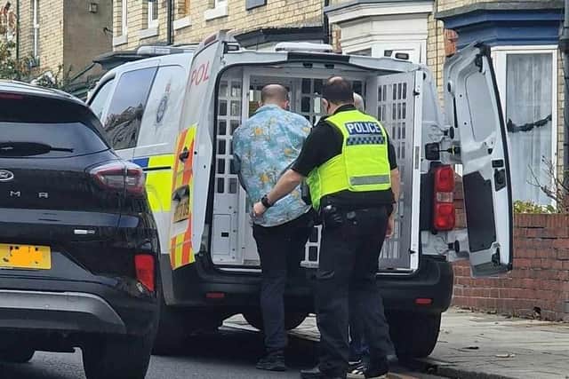 A 43-year-old-man was arrested on suspicion of drug offences