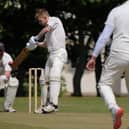 Ollie Varey, here in batting action, took three wickets for leaders Malton 3rds.