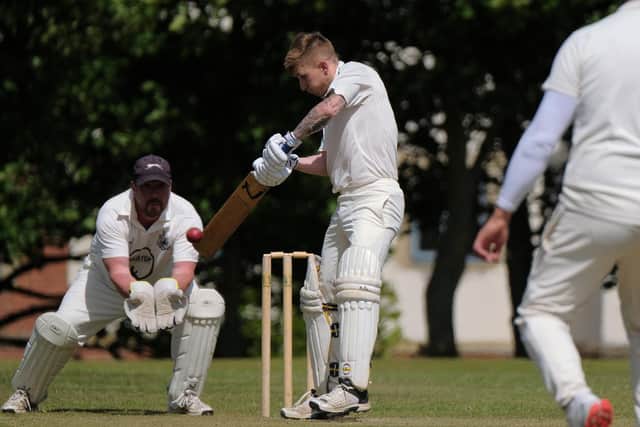 Ollie Varey, here in batting action, took three wickets for leaders Malton 3rds.