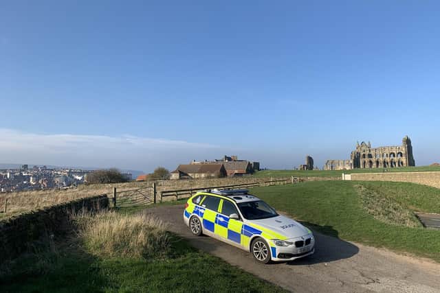 A sudden deaths investigation has been launched after two bodies were discovered beneath the cliffs at Whitby Abbey