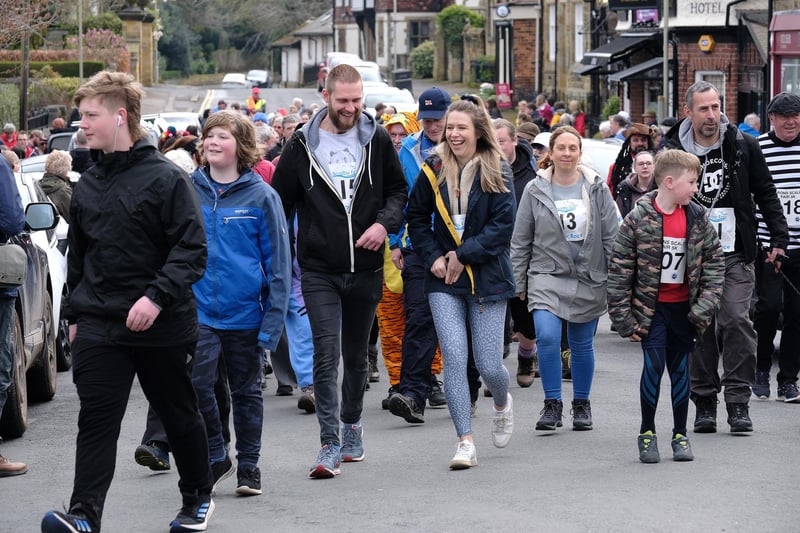 The annual walk starts and finishes at The Plough in Scalby.