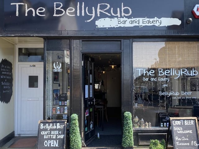 The BellyRub and BellyRub Beer is a small, relaxed, dog-friendly eatery, craft beer bar and bottle shop which caters for dog-owning beer drinkers.
