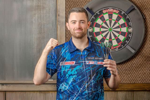 Darts ace Luke Humphries.