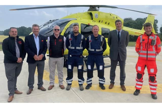HELP has helped fund helipads across the country, including the one at Scarborough General Hospital