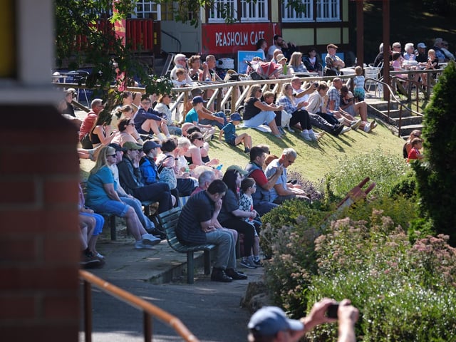 Peasholm Park was bustling with excitement.