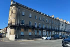 Kirby's apartments on Whitby West Cliff.