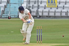 Scarborough's Brad Milburn top scored for the hosts with 33. Photo by Simon Dobson