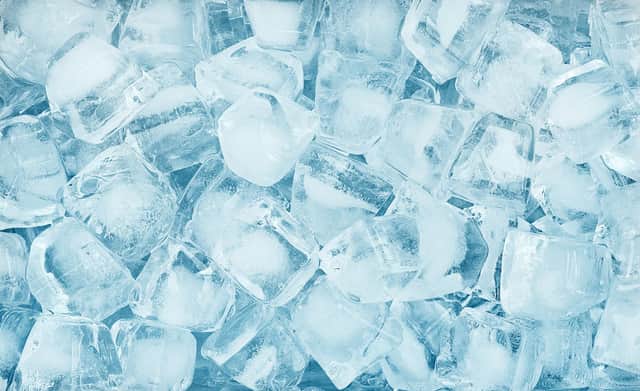 Some people with anemia may crave ice as a result of an iron deficiency. Photo: AdobeStock