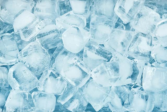 Some people with anemia may crave ice as a result of an iron deficiency. Photo: AdobeStock