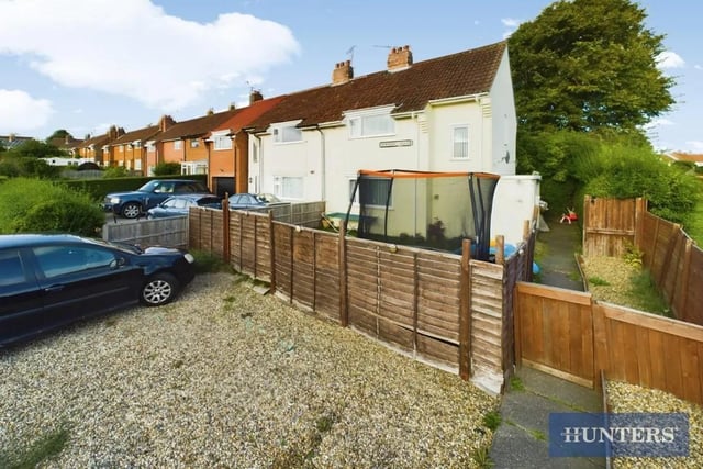 This two bedroom, one bathroom semi-detached house is currently listed for sale with Hunters for £125,000