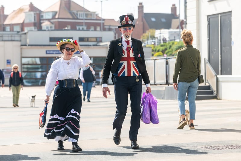 The Great Bridlington Steampunk Weekend. Picture By Yorkshire Post Photographer,  James Hardisty. Date: 6th May 2023.