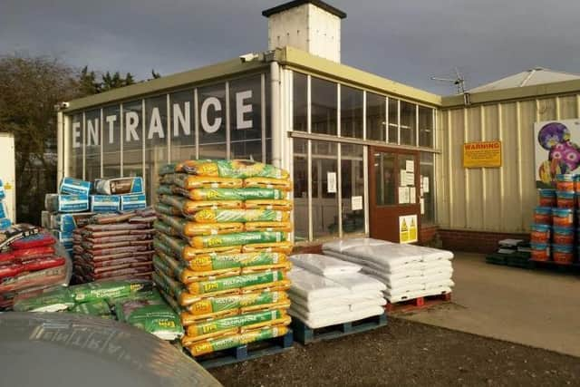 Reighton Nurseries entrance.