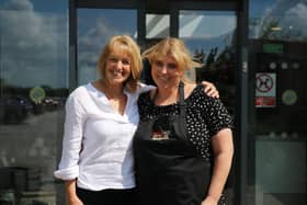 Alison Riley and Lindsey Adams of Cedarbarn Farm Shop and Cafe.