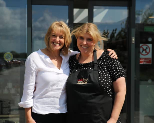 Alison Riley and Lindsey Adams of Cedarbarn Farm Shop and Cafe.