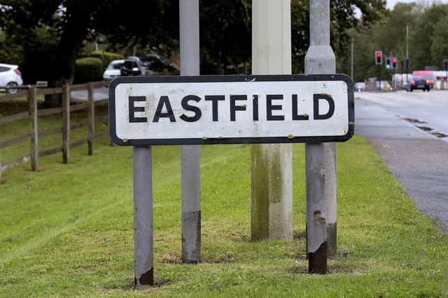 The site, on land north of Eastfield, received outline planning permission in 2013 for up to 1,350 properties.