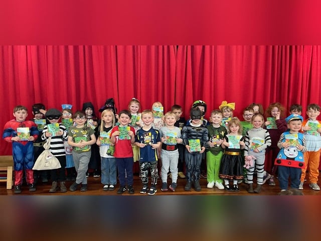 Pickering School rabbits class.