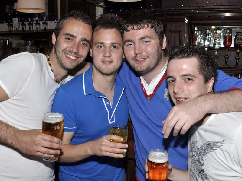 Matty, friend, JP and friend.