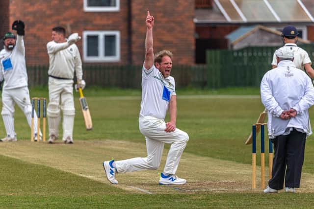 Whitby 2nds skipper Ricky Hall took 3 wickets in their loss on Saturday. Photo by Brian Murfield