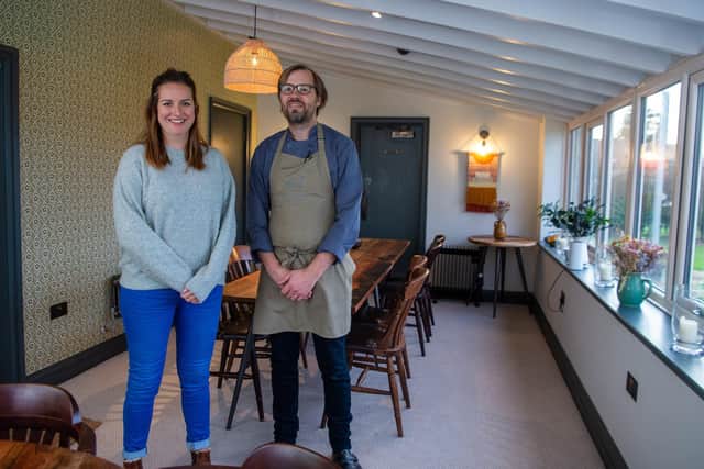 The Homestead Kitchen, Goathland - pictured are owners Peter Neville and Cecily Fearnley - has made the 2023 Michelin Guide.