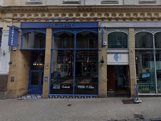 Sanctuary Bar is located on St Nicholas Street, Scarborough. One Tripadvisor review said: "Place was friendly and had a good atmosphere, staff were lovely and the food and drinks were good- especially the cocktails. Well worth a visit."