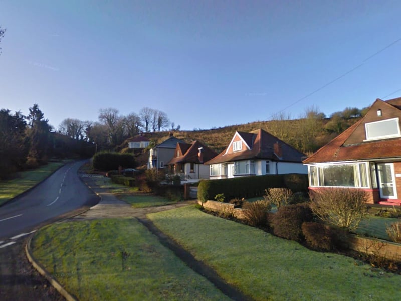 On Stoney Haggs Rise, three properties sold for an average of £775,000, making it the most expensive street in Scarborough over the last five years.