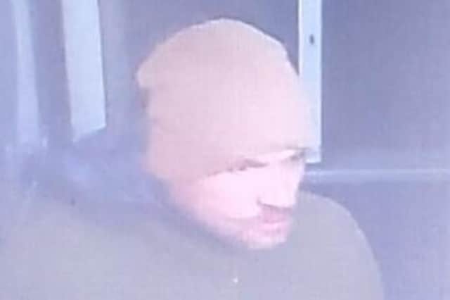 Police have issued an image of a man they would like to speak to following a theft in Staithes