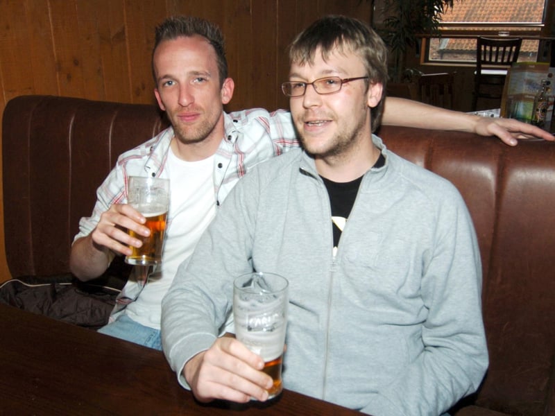 Cain, left, and Nige.