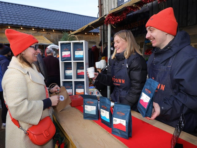 Baytown offer refreshments at the festival. picture: Richard Ponter