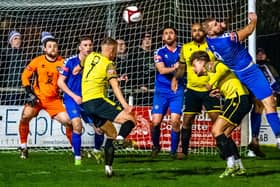 Whitby Town will be looking to bounce back from their loss at home to Guiseley when they head to Warrington Town this Saturday.