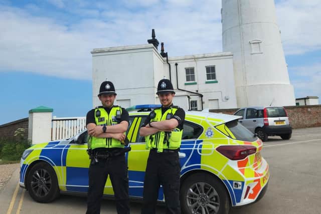 Humberside Police officers Sergeant Ben Stanyon and PC Mariusz Rusnarczyk explain what it is like policing in Bridlington.